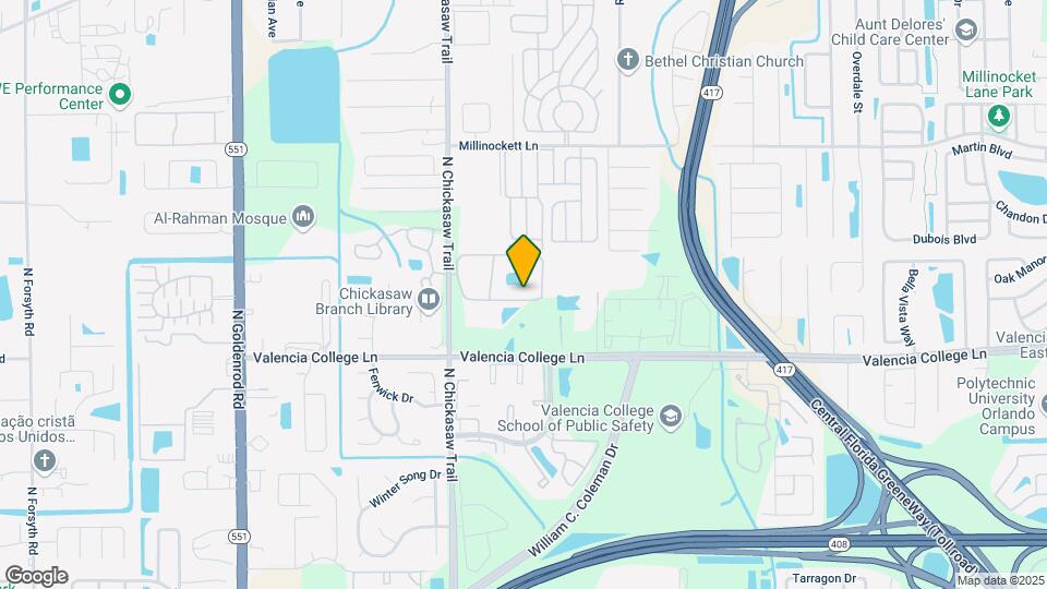 8207 Sun Spring Cir Map and Location Details