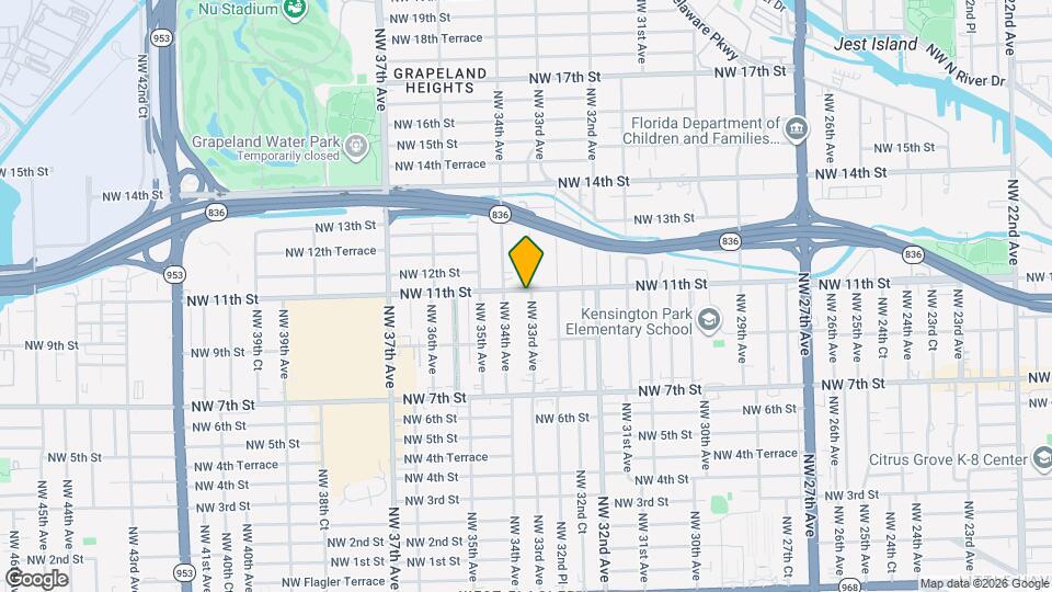 1046 NW 33rd Ave Map and Location Details