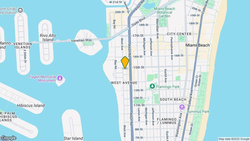 1445 West Ave Mapa y Detalles de la Ubicación