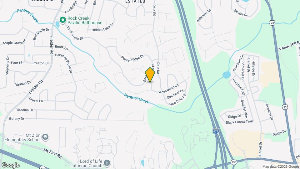 3431 Hollow Oak Dr Map and Location Details