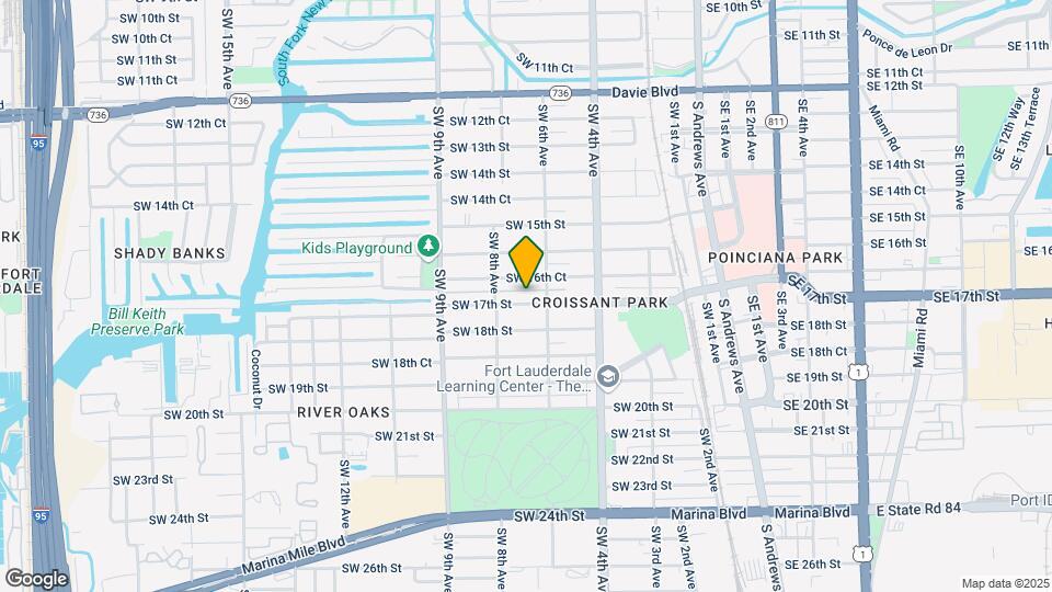 619 SW 17th St Map and Location Details