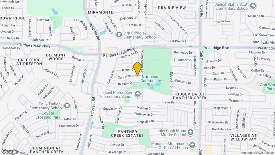 11637 Gatesville Dr Map and Location Details