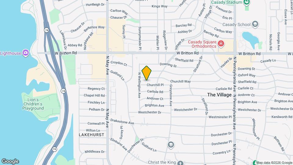 2229 Churchill Pl Map and Location Details