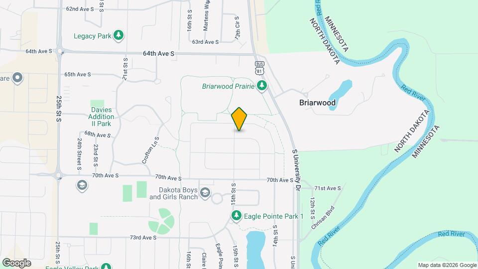 6710 Meadow View Dr S Map and Location Details