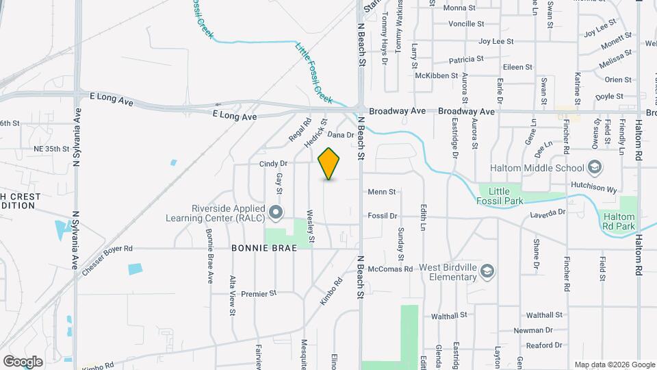 3332 Mesquite Rd Map and Location Details