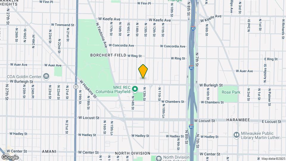 3119 N 13th St Map and Location Details