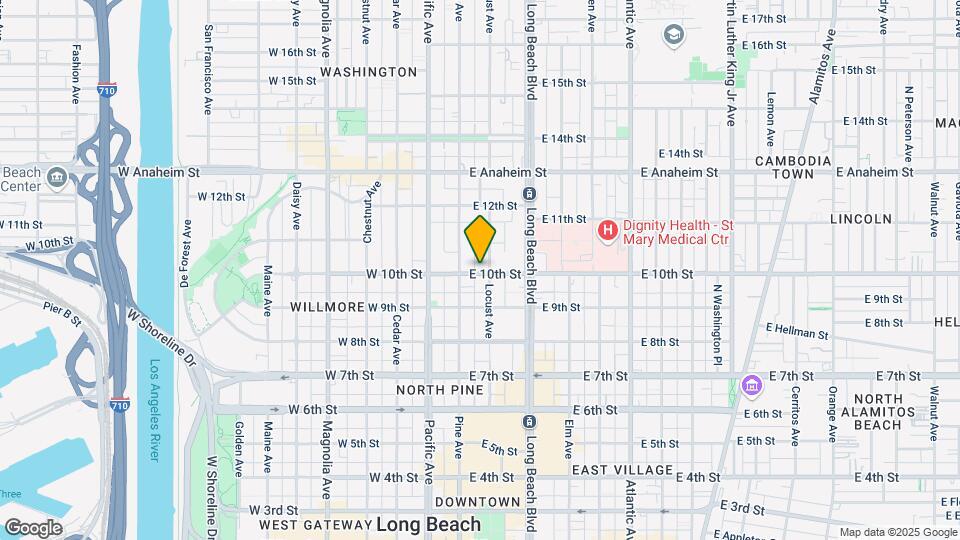 143 E 10th St, Unit 143 Map and Location Details