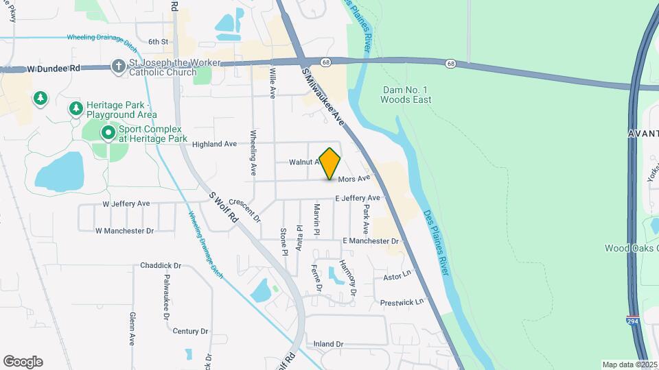 407 Mors Ave Map and Location Details