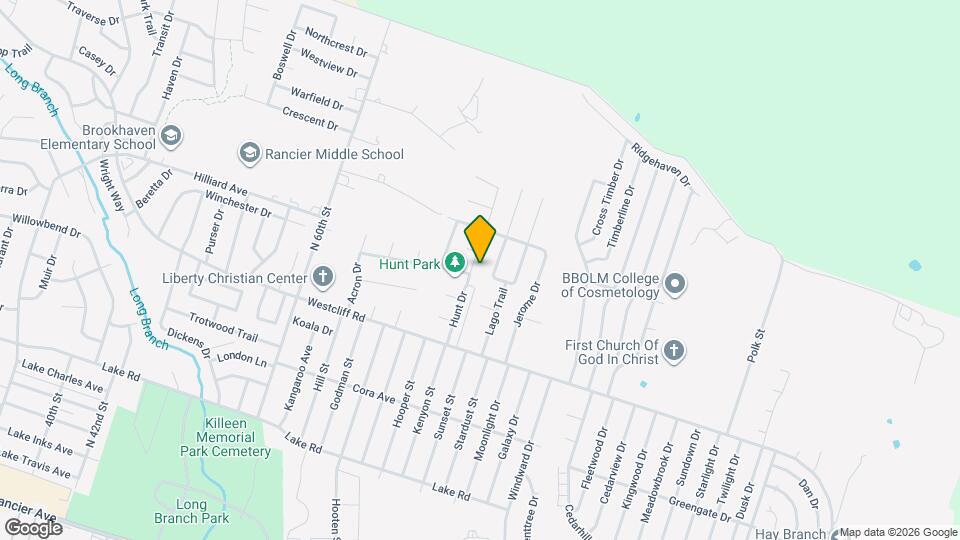 2306 Hunt Dr Map and Location Details