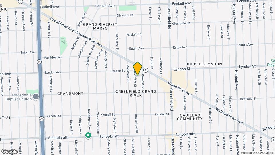 14422 Rutherford St, Unit Duplex Map and Location Details