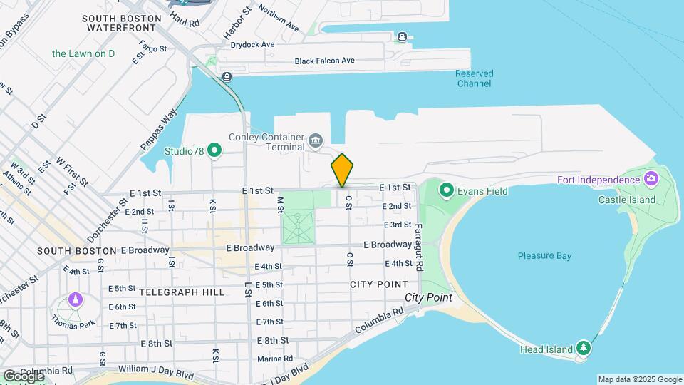 861 E 1st St, Unit 2 Map and Location Details