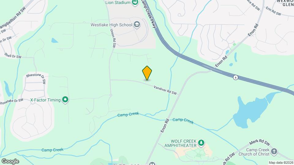 5735 Vandiver Rd SW Mapa y Detalles de la Ubicación