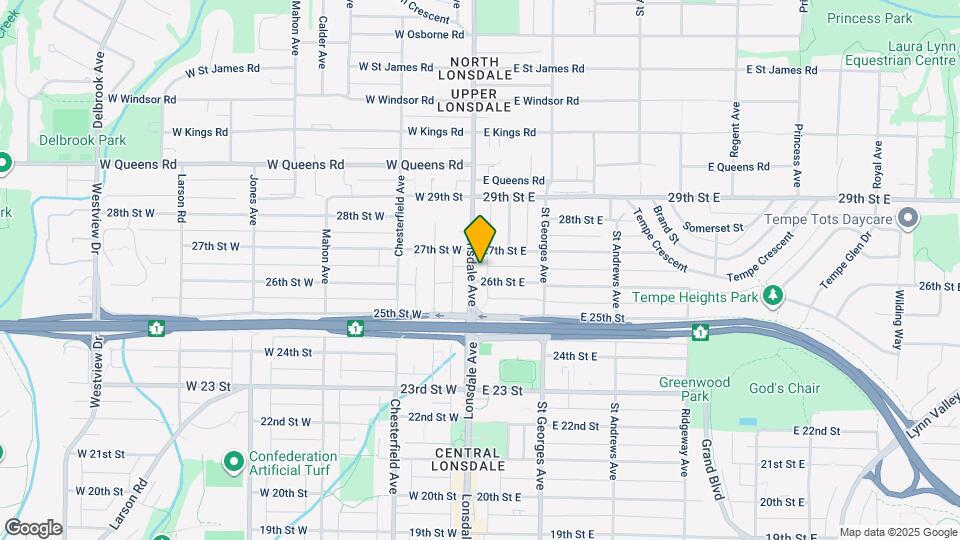 2612 Lonsdale Ave Map and Location Details