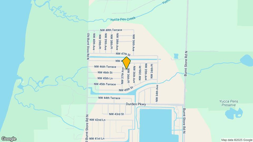 4602 NW 36th Pl Map and Location Details