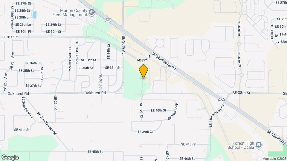 3625 SE 37th Ct Map and Location Details