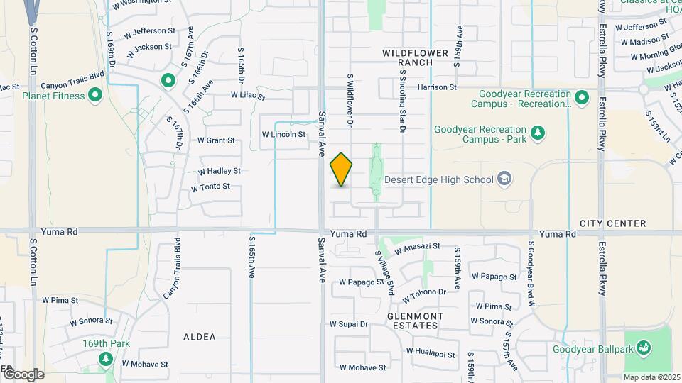 16235 W Tonto St Mapa y Detalles de la Ubicación