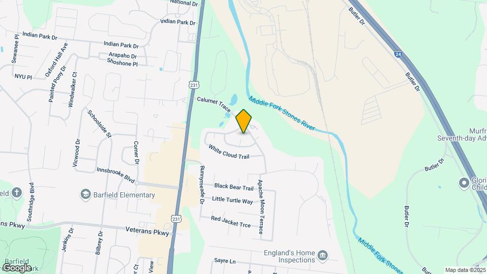 2703 Soaring Eagle Ct Map and Location Details