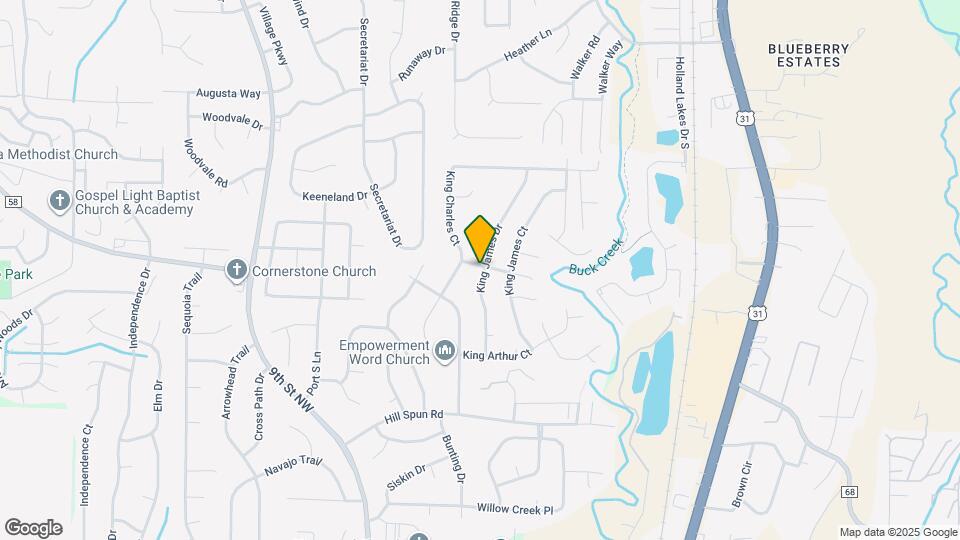 1653 King James Dr Map and Location Details