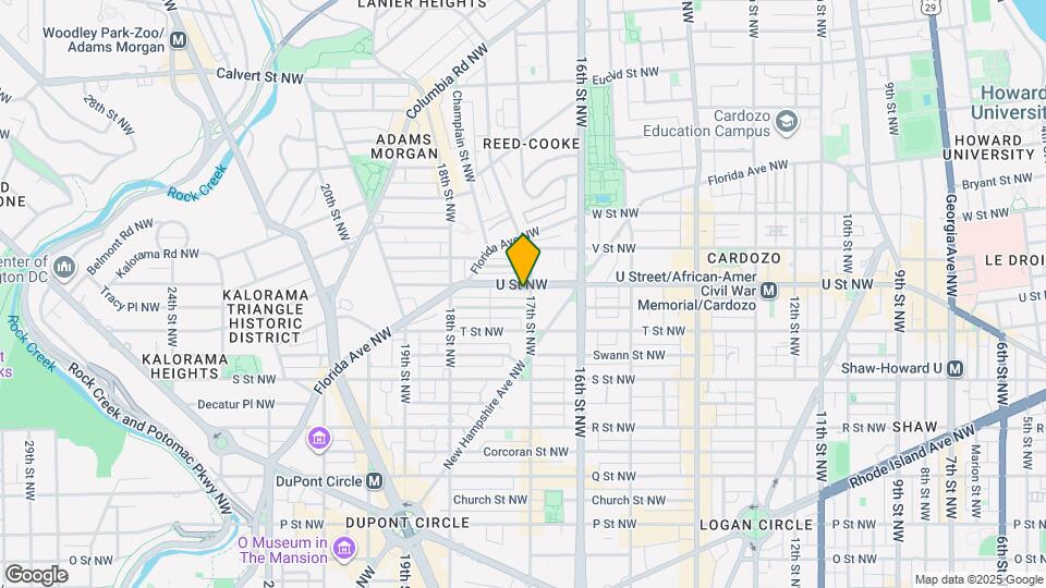 1928 17th St NW Mapa y Detalles de la Ubicación