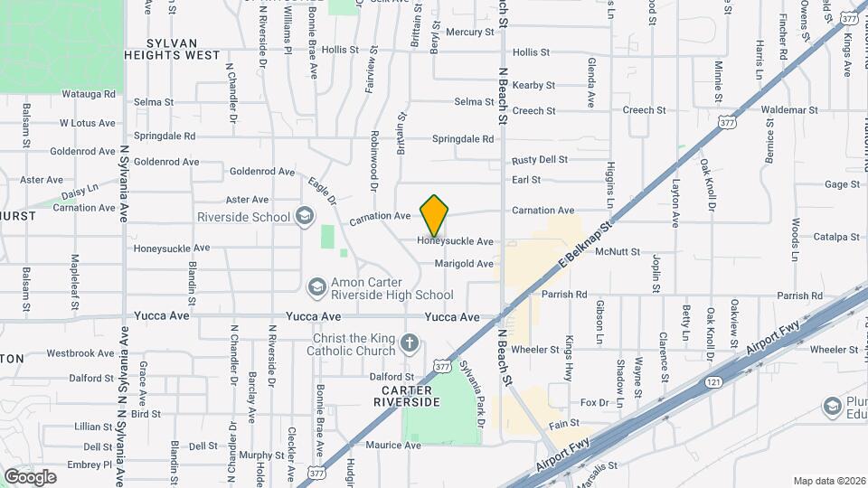 3732 Honeysuckle Ave Map and Location Details