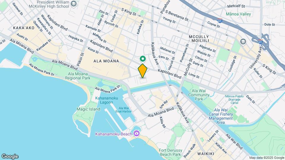 1939-1941 Kahakai Dr Mapa y Detalles de la Ubicación