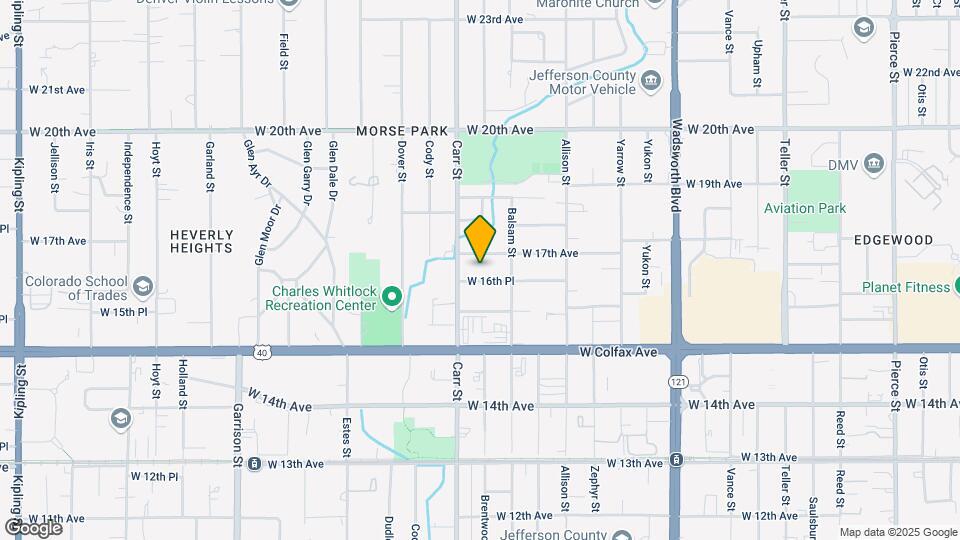 8319 W 16th Pl Map and Location Details