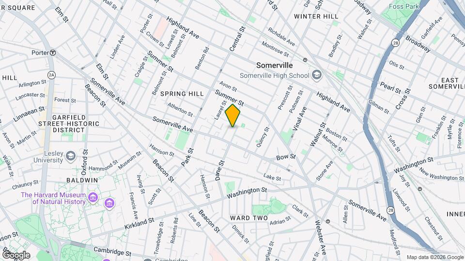 20 Granite St, Unit 2B Map and Location Details