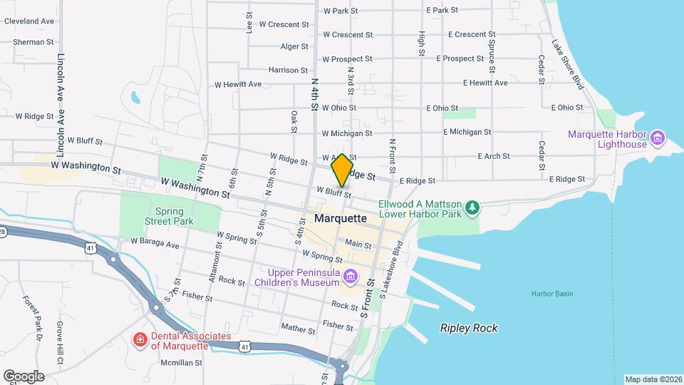 212 West Bluff Street Mapa y Detalles de la Ubicación