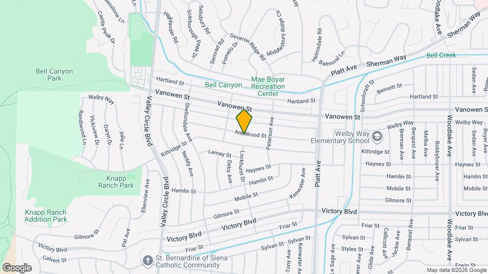 24000 Archwood St Map and Location Details