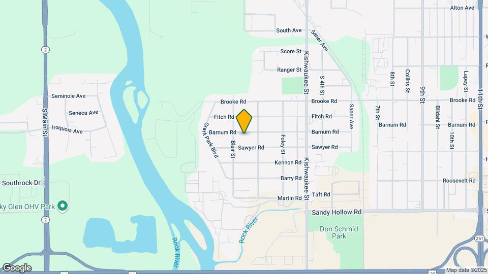 409 Barnum Rd Map and Location Details