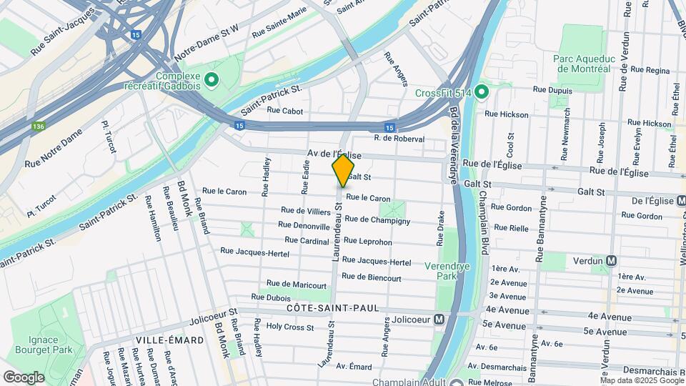5594 Laurendeau Rue Map and Location Details