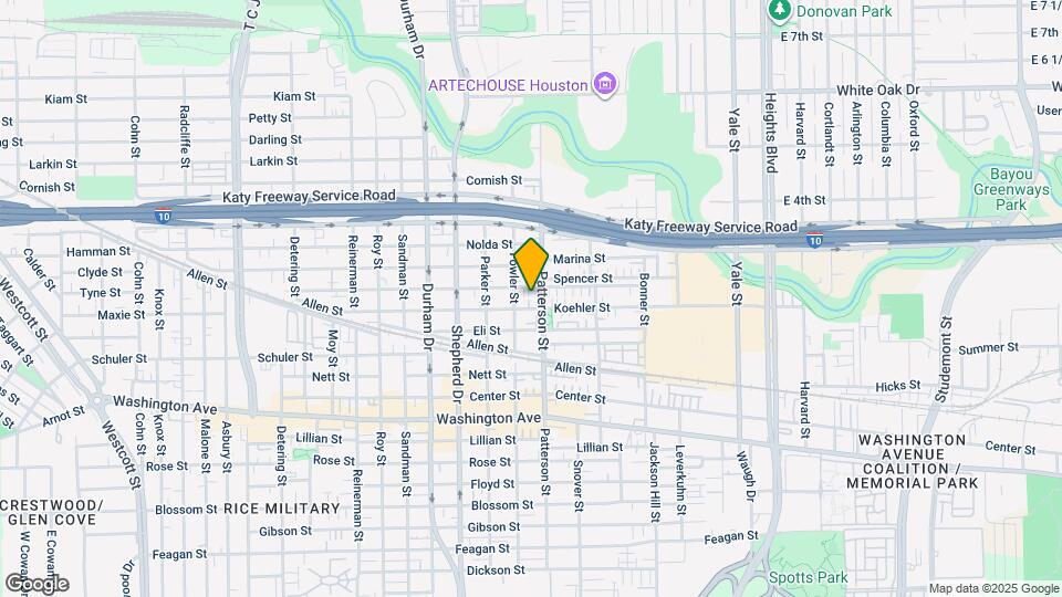 4510 Maxie St Map and Location Details