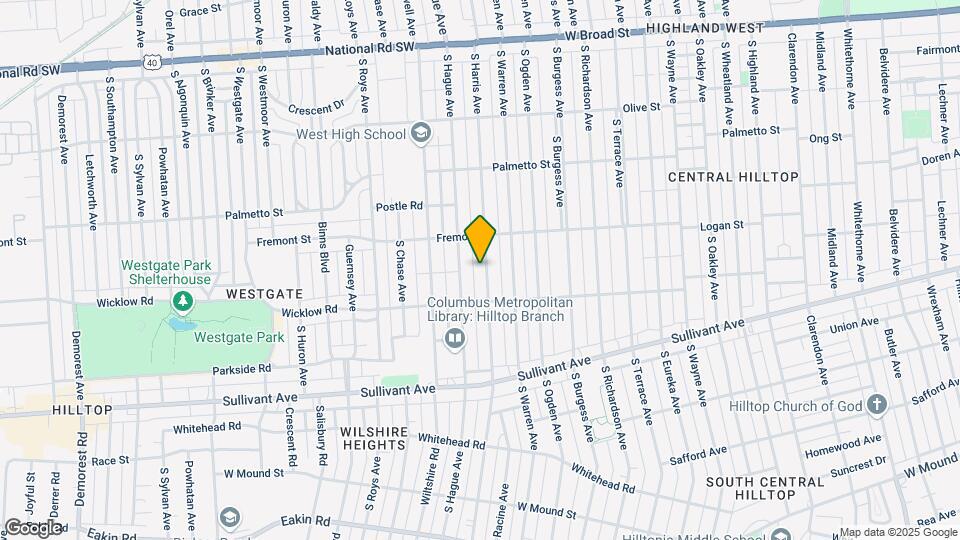 361 S Harris Ave Map and Location Details