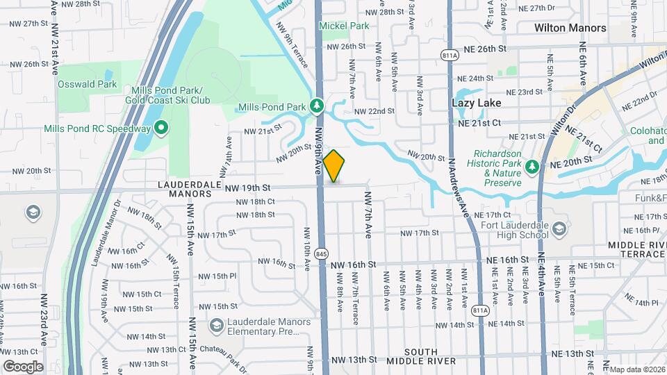 830 NW 19th St Map and Location Details