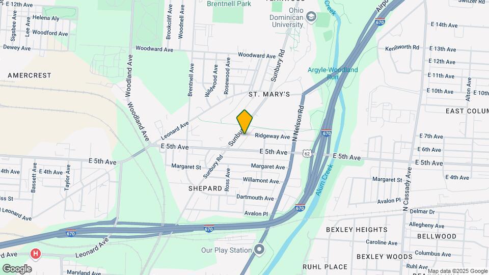2211 Ridgeway Dr Mapa y Detalles de la Ubicación