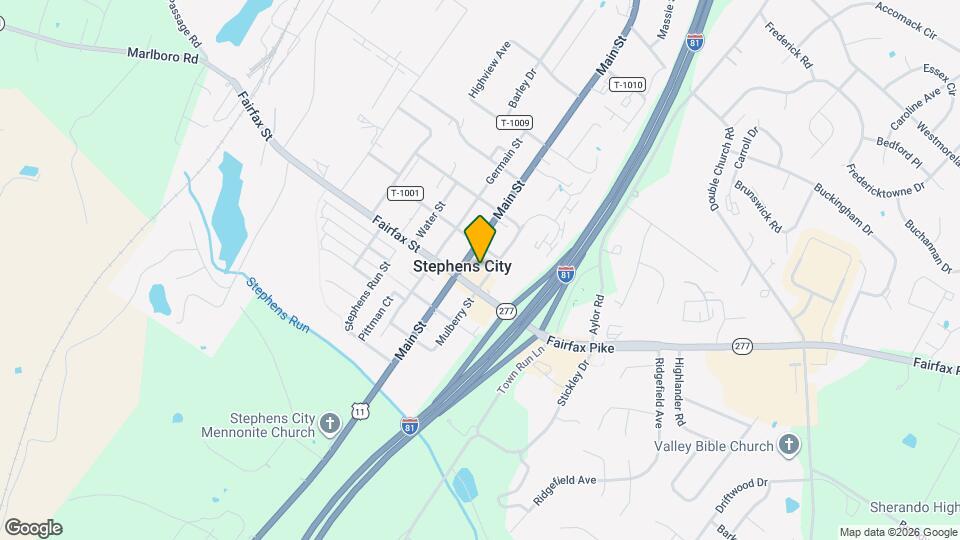 5375 Mulberry St Map and Location Details