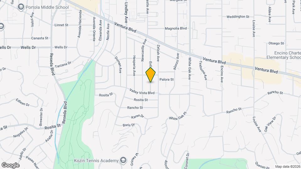 4919 Enfield Ave Mapa y Detalles de la Ubicación