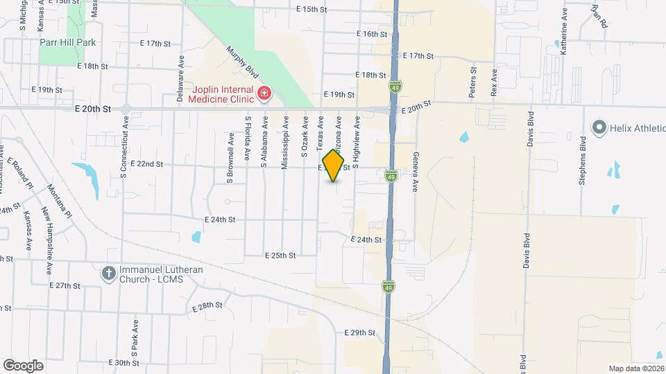 2228 S Arizona Ave Map and Location Details