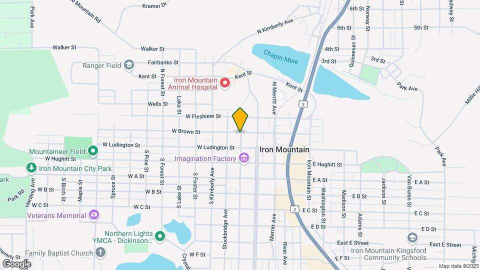 311 W Brown St Map and Location Details