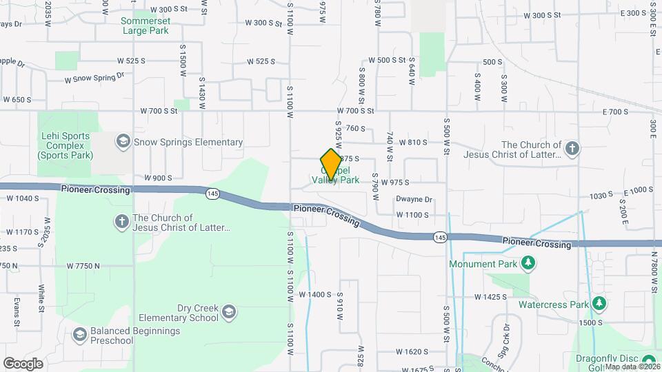 953 W 975 S Map and Location Details