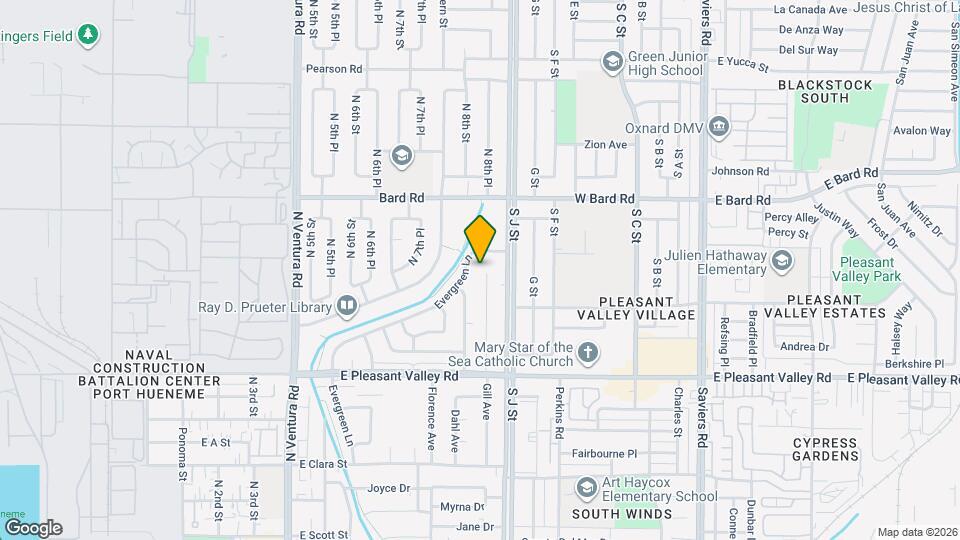 1051 Gill Ave Mapa y Detalles de la Ubicación