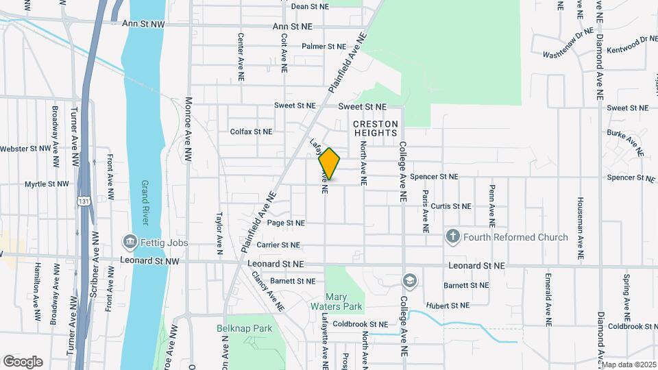 1407 Lafayette Ave NE Map and Location Details