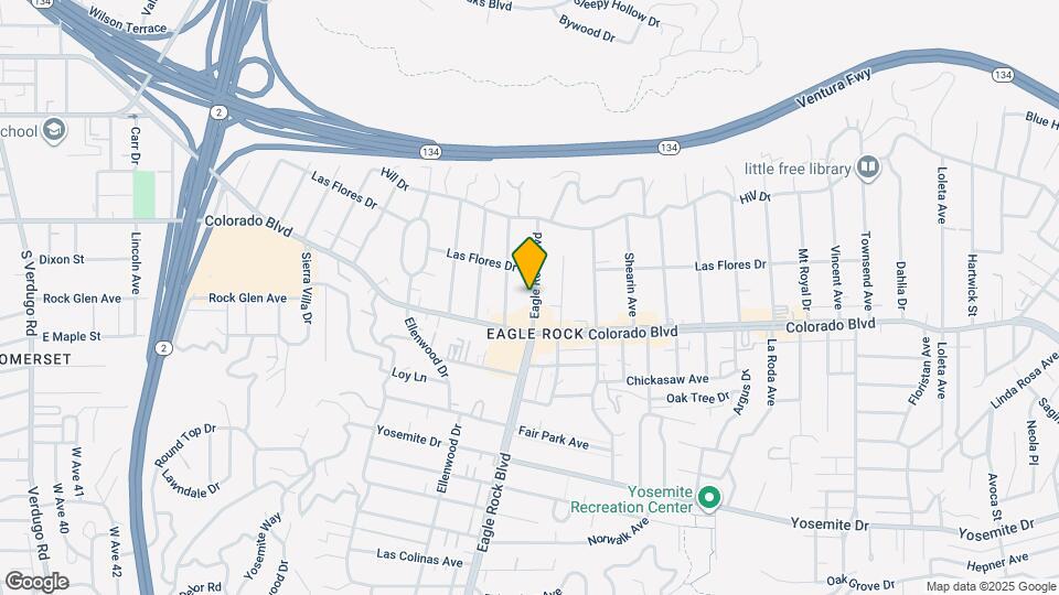5135 N Eagle Rock Blvd Map and Location Details
