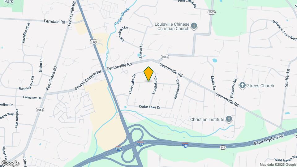 9616 Elm Lake Dr Map and Location Details