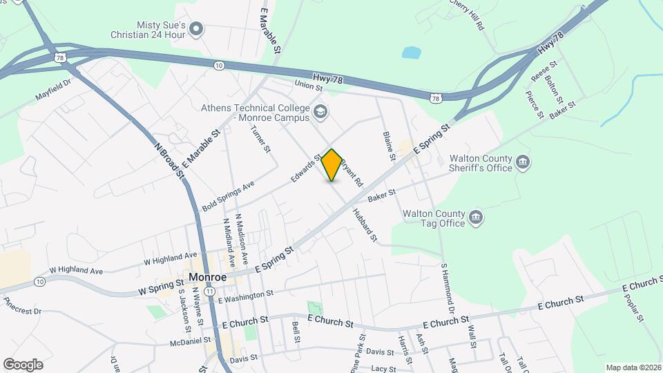 119 Glen Iris Dr Map and Location Details