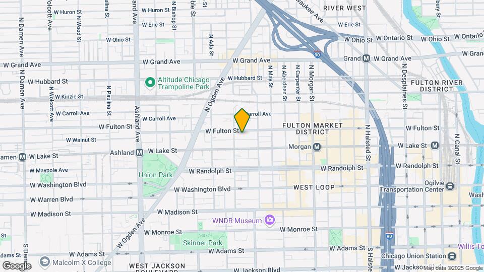 1231 W Fulton St Map and Location Details