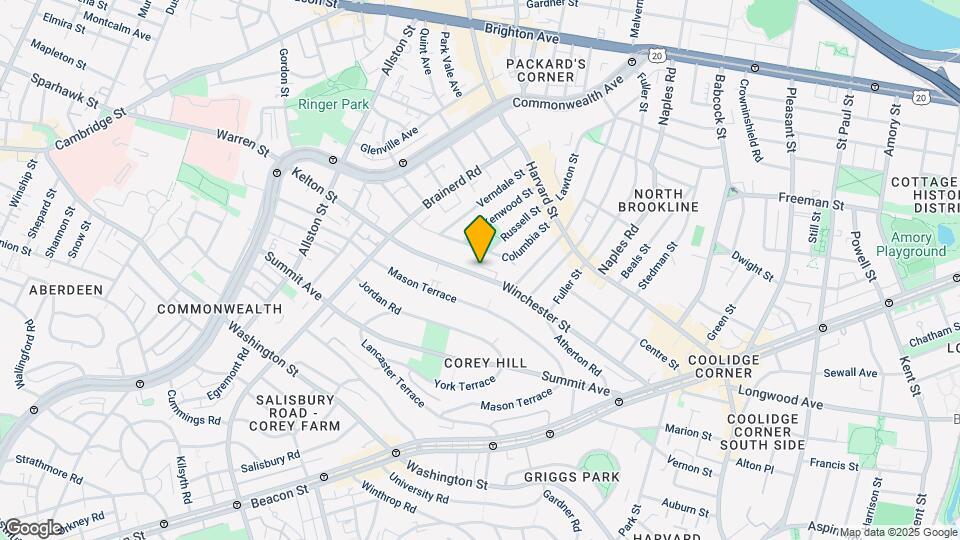 187 Winchester St Mapa y Detalles de la Ubicación
