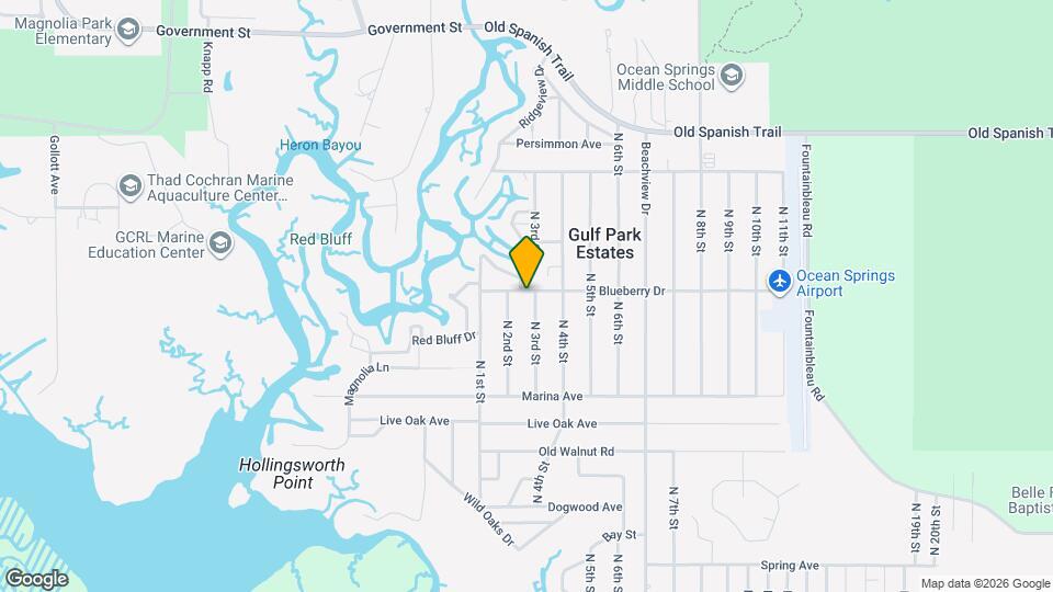 9301 Blueberry Dr Map and Location Details