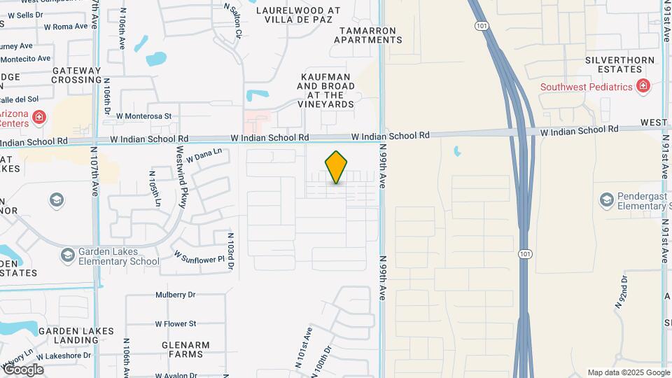 3813 N 100th Dr Map and Location Details