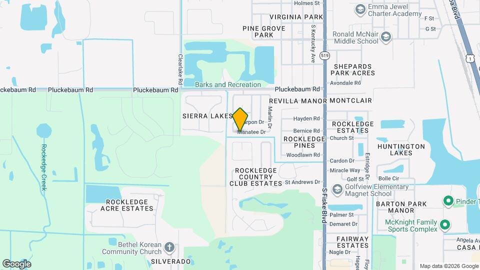 1147 Manatee Dr Mapa y Detalles de la Ubicación